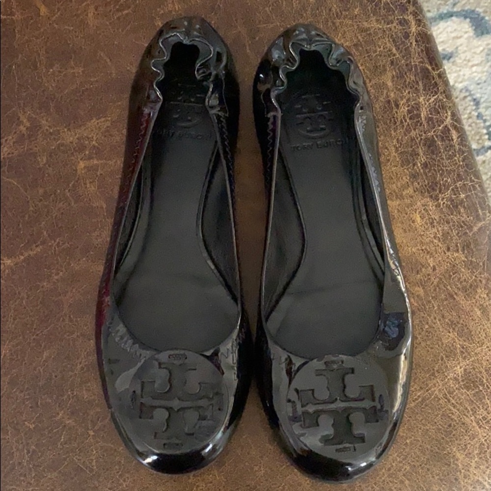 Tory Burch Reva patent leather flats